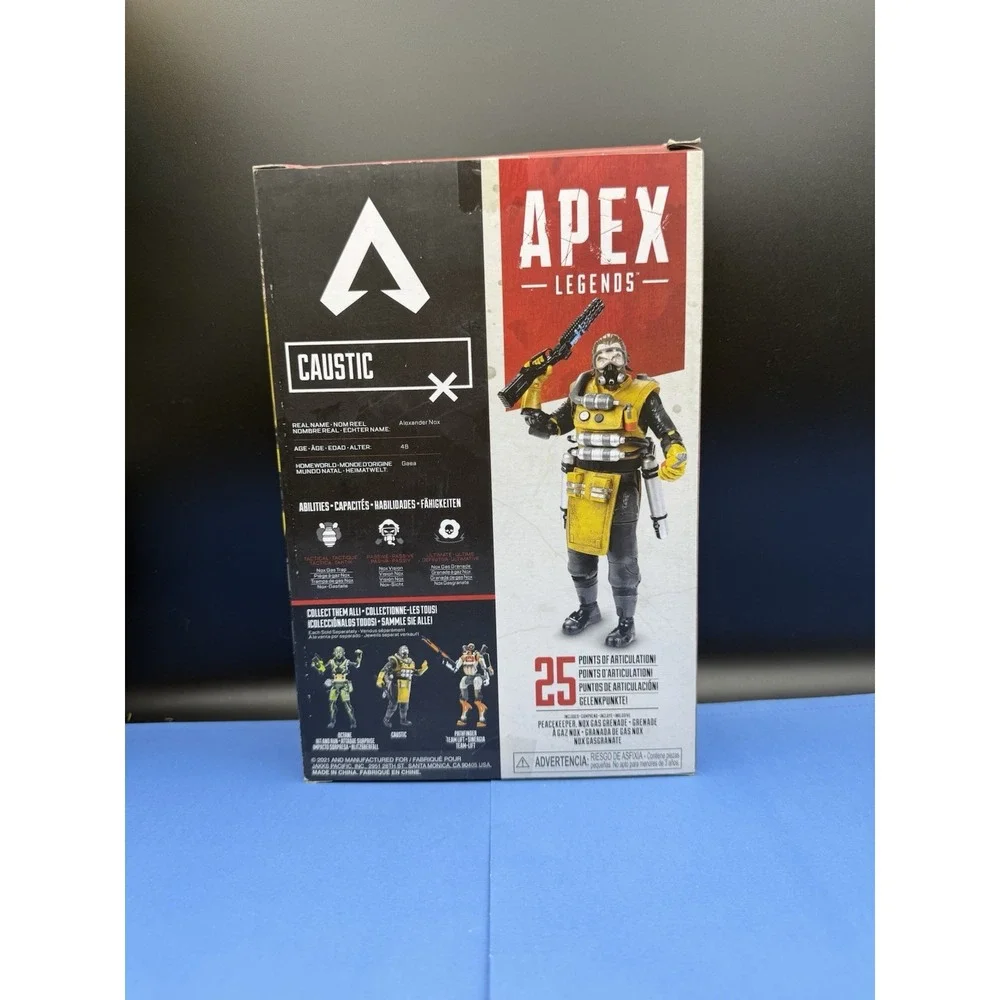 JAKKS Pacific Apex Legends (Caustic) Yellow & Black 6-Inch Action Figure